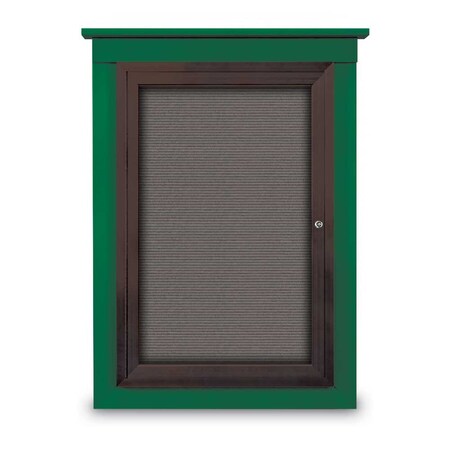 United Visual Products Sliding Glass Door Radius Letterboard, Hdr, 48"x36", Gold/White Vinyl UV9020ACSH-GOLD-WHITE